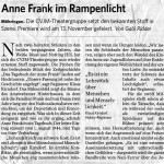 Filderzeitung | Anne Frank